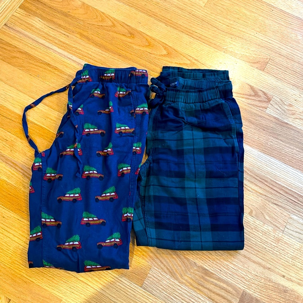 J.Crew men’s flannel pajama pants - two pair bundle